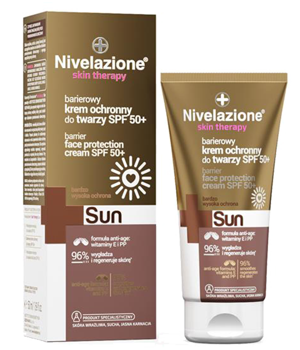 Nivelazione barierowy krem do twarzy spf50